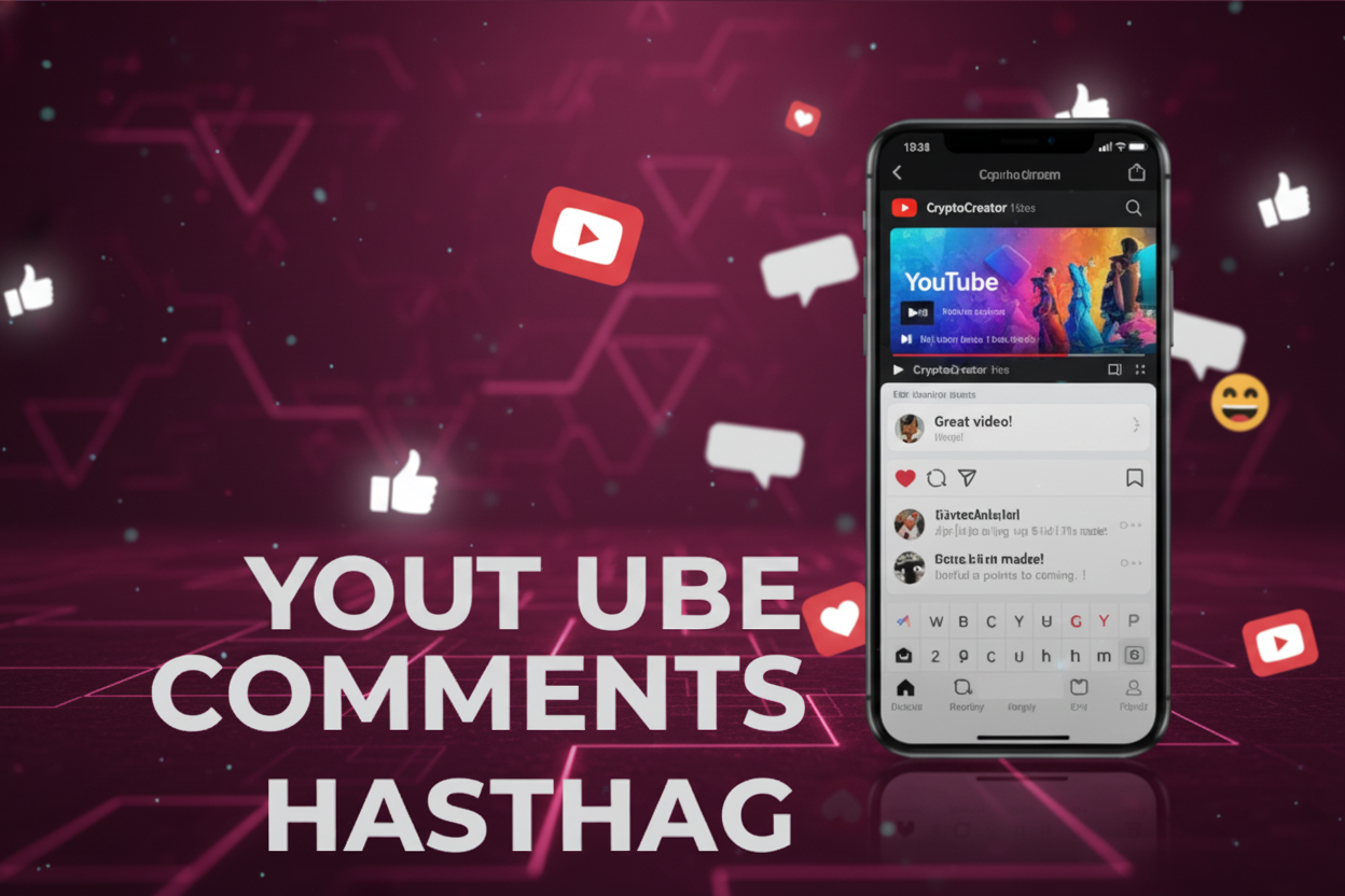 زيادة تعليقات يوتيوب بذكاء وأمان | خلّي جمهورك يتفاعل أكتر مع موقع هاشتاج 💬🔥
